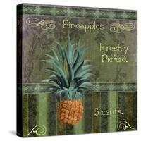 Fresh Pineapples-Mindy Sommers-Stretched Canvas