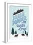 Fresh Powder All Winter Long-Ashley Santoro-Framed Giclee Print