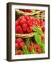 Fresh Raspberries in Two Baskets-Stuart MacGregor-Framed Photographic Print