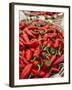 Fresh Red Chili Peppers in Baskets-Joerg Lehmann-Framed Photographic Print