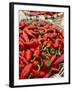 Fresh Red Chili Peppers in Baskets-Joerg Lehmann-Framed Photographic Print