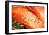 Fresh Salmon. Macro-Utima-Framed Photographic Print