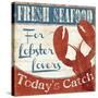 Fresh Seafood I-Pela Design-Stretched Canvas