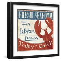 Fresh Seafood I-Pela Design-Framed Art Print