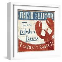 Fresh Seafood I-Pela Design-Framed Art Print