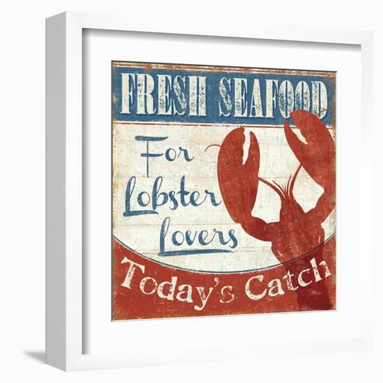 Fresh Seafood I-Pela Design-Framed Art Print