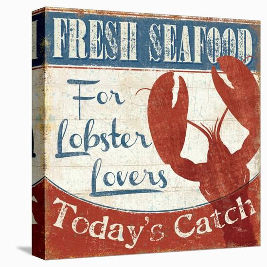 Fresh Seafood I-Pela Design-Stretched Canvas