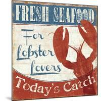 Fresh Seafood I-Pela Design-Mounted Art Print