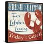 Fresh Seafood I-Pela Design-Framed Stretched Canvas