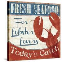 Fresh Seafood I-Pela Design-Stretched Canvas