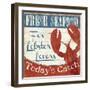 Fresh Seafood I-Pela Design-Framed Premium Giclee Print