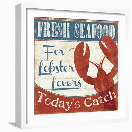 Fresh Seafood I-Pela Design-Framed Premium Giclee Print