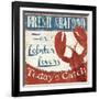 Fresh Seafood I-Pela Design-Framed Art Print