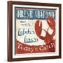 Fresh Seafood I-Pela Design-Framed Art Print