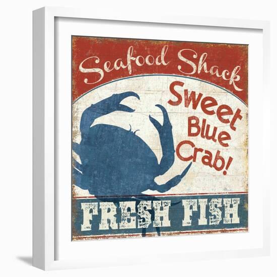 Fresh Seafood II-Pela Design-Framed Art Print