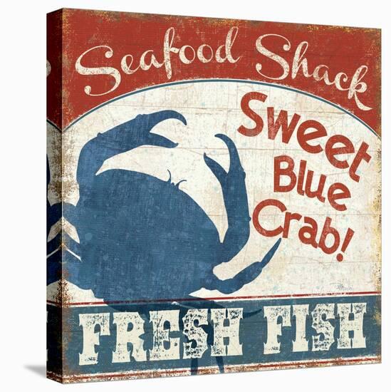 Fresh Seafood II-Pela Design-Stretched Canvas