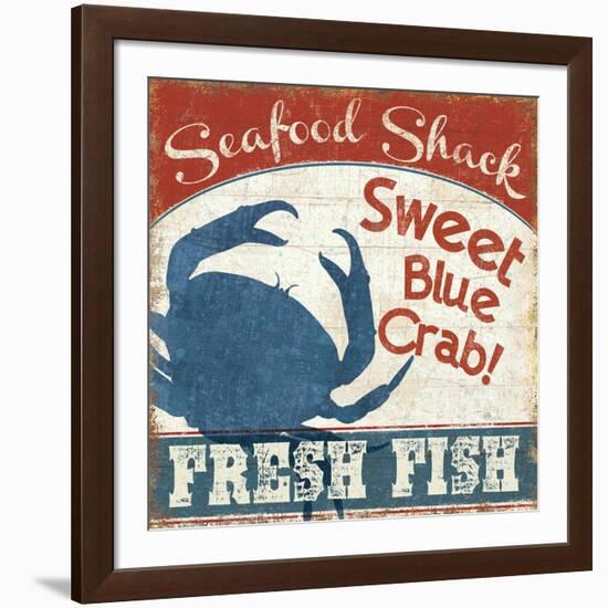 Fresh Seafood II-Pela Design-Framed Art Print