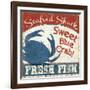 Fresh Seafood II-Pela Design-Framed Art Print