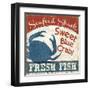 Fresh Seafood II-Pela Design-Framed Art Print