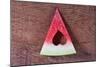 Fresh Slice of Watermelon-Halimqomarudin-Mounted Photographic Print