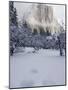 Fresh Snow Fall on El Capitan in Yosemite Valley, Yosemite National Park, California, USA-Kober Christian-Mounted Photographic Print