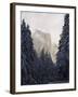 Fresh Snow Fall on El Capitan in Yosemite Valley, Yosemite National Park, California, USA-Kober Christian-Framed Photographic Print