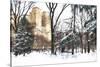 Fresh snow in Central Park-Philippe Hugonnard-Stretched Canvas