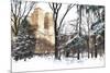 Fresh snow in Central Park-Philippe Hugonnard-Mounted Giclee Print