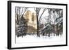 Fresh snow in Central Park-Philippe Hugonnard-Framed Giclee Print