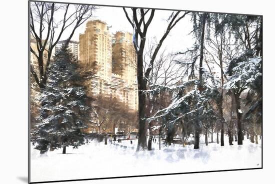 Fresh snow in Central Park-Philippe Hugonnard-Mounted Giclee Print