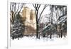 Fresh snow in Central Park-Philippe Hugonnard-Framed Giclee Print