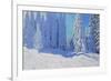 Fresh Snow, Morzine, France, 2015-Andrew Macara-Framed Giclee Print