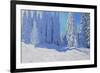 Fresh Snow, Morzine, France, 2015-Andrew Macara-Framed Giclee Print