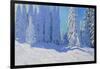 Fresh Snow, Morzine, France, 2015-Andrew Macara-Framed Giclee Print