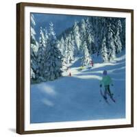 Fresh Snow, Morzine, France-Andrew Macara-Framed Giclee Print