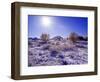 Fresh Snowfall in the Badlands of Theodore Roosevelt National Park, North Dakota, USA-Chuck Haney-Framed Photographic Print