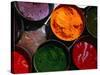 Fresh Spices for Sale at Sunday Market, Pisac, Cuzco, Peru-Mark Daffey-Stretched Canvas