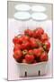 Fresh Strawberries in Cardboard Punnet; Jam Jars-Foodcollection-Mounted Photographic Print