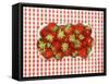 Fresh Strawberries in Cardboard Punnet-Kröger & Gross-Framed Stretched Canvas
