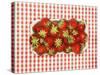 Fresh Strawberries in Cardboard Punnet-Kröger & Gross-Stretched Canvas