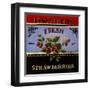 Fresh Strawberries-Kimberly Poloson-Framed Art Print