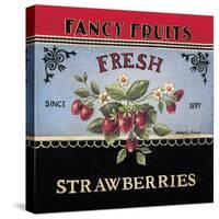 Fresh Strawberries-Kimberly Poloson-Stretched Canvas
