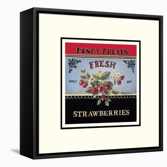 Fresh Strawberries-Kimberly Poloson-Framed Stretched Canvas
