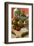 Fresh Tomatoes, Olives, Bread, Salt and Olive Oil-Foodcollection-Framed Photographic Print