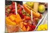 Fresh tropical fruit for sale in historic Cartagena, Colombia.-Jerry Ginsberg-Mounted Photographic Print