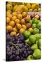 Fresh tropical fruit for sale in historic Cartagena, Colombia.-Jerry Ginsberg-Stretched Canvas