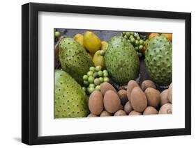 Fresh tropical fruit for sale in historic Cartagena, Colombia.-Jerry Ginsberg-Framed Photographic Print