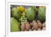 Fresh tropical fruit for sale in historic Cartagena, Colombia.-Jerry Ginsberg-Framed Photographic Print