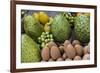 Fresh tropical fruit for sale in historic Cartagena, Colombia.-Jerry Ginsberg-Framed Photographic Print