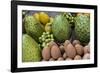 Fresh tropical fruit for sale in historic Cartagena, Colombia.-Jerry Ginsberg-Framed Photographic Print